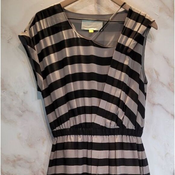 Anthropologie Dresses Leifsdottir Asymmetric Silk Dress - Picture 2 of 6